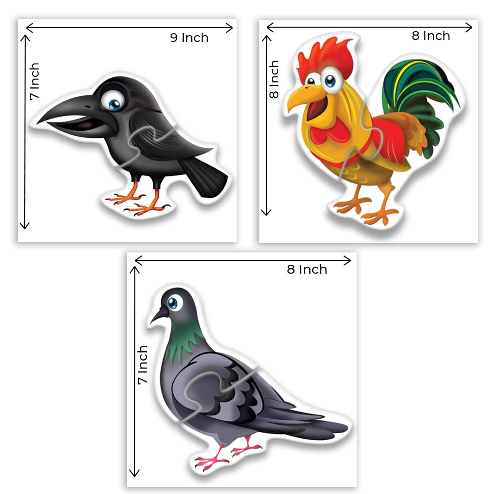 Toykraft 2 Piece Puzzle for Kids 1-3 Years | Toddler Puzzles for 2-Year-Olds | Educational Jigsaw Puzzle for 3-Year-Olds | My First Bird Puzzles - Best Toys for 3-Year-Olds by Toykraft - View 3 of 5