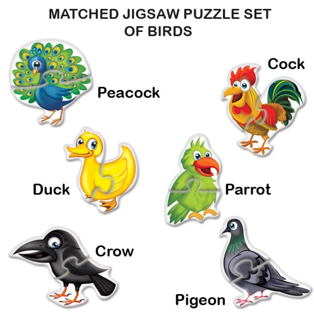 Toykraft 2 Piece Puzzle for Kids 1-3 Years | Toddler Puzzles for 2-Year-Olds | Educational Jigsaw Puzzle for 3-Year-Olds | My First Bird Puzzles - Best Toys for 3-Year-Olds by Toykraft - View 2 of 5