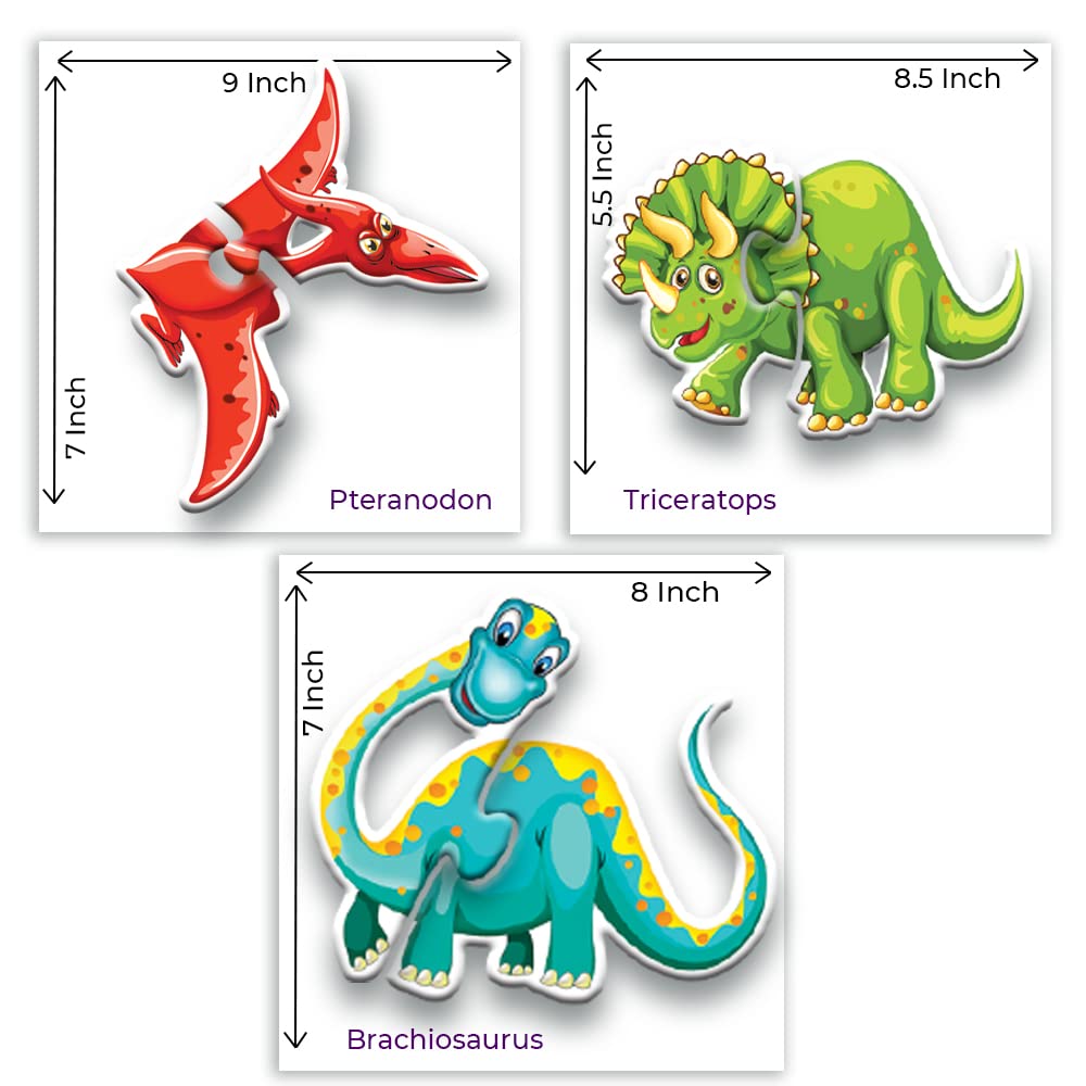 Toykraft 2 Piece Puzzle for Kids 1-3 Years | Toddler Puzzles, Educational Jigsaw Puzzle for 2-Year-Olds | My First Dinosaur Puzzles, Toys for 3-Year-Olds | Explore Toykraft Puzzles Collection - View 5 of 5