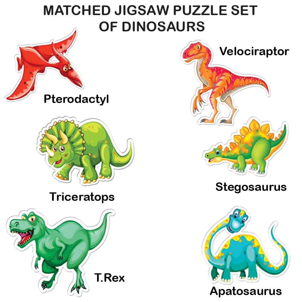 Toykraft 2 Piece Puzzle for Kids 1-3 Years | Toddler Puzzles, Educational Jigsaw Puzzle for 2-Year-Olds | My First Dinosaur Puzzles, Toys for 3-Year-Olds | Explore Toykraft Puzzles Collection - View 2 of 5