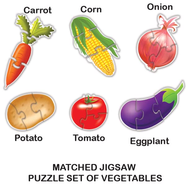 Toykraft 3 Piece Puzzle for Kids 1-3 Years | Toddler Puzzles, Educational Jigsaw Puzzle | Toys for 3-Year-Olds | My First Vegetable Puzzles | Best Puzzles for Kid Age 2 Years - View 3 of 6