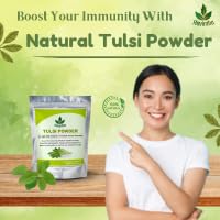 Havintha Tulsi powder for lungs, brain, skin &amp; hair health - Holy Basil - 227 gram - View 3 of 4