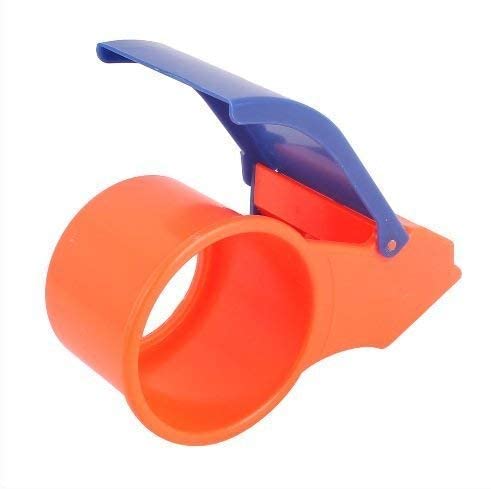 Dezzy 2 Inch Plastic Handy Packaging Tape Dispenser, Packaging Tape Cutter Machine, Packaging Boxes Roll Roller Cutter Parcel Cartoon Sealer, Packing Tool (Blue)  FROM INDIA (SAM) - View 5 of 5