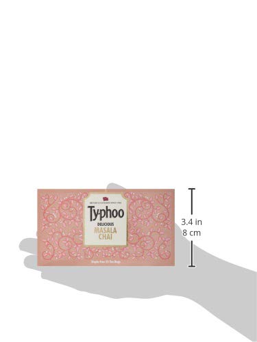Typhoo Delicious Masala Tea Bags Enriched with Cardamom, Nutmeg, Clove &amp; Cinnamon, 25 Tea Bags (FROM INDIA) SAB - View 4 of 5