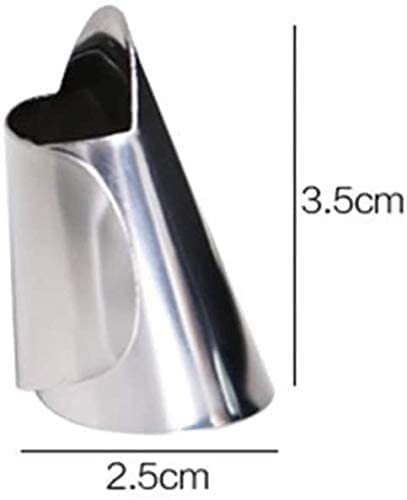 First Try Finger Guard|Stainless Steel Hand Protector Guard|Protector Kitchen Safe Slice Tool,Avoid Hurting|Cutter With Fruit&amp;Vegetable Picking Plants Trim Set Portable Garden Tools - Pack Of 3 - View 8 of 8