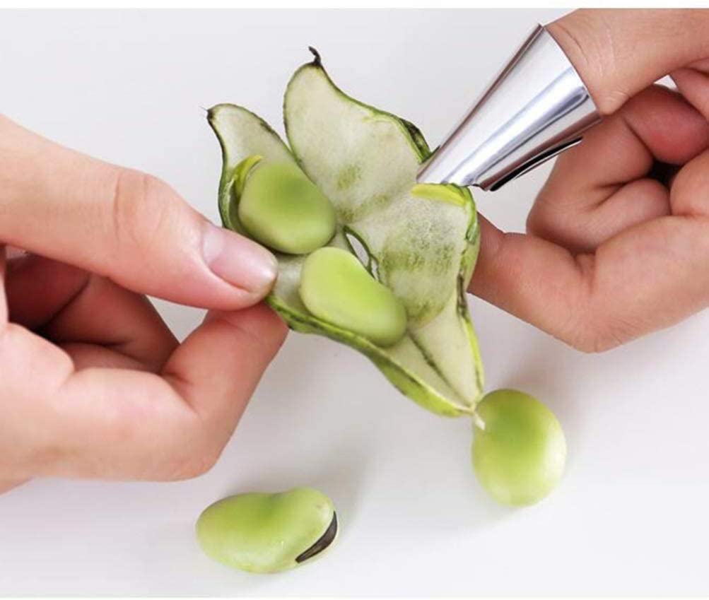 First Try Finger Guard|Stainless Steel Hand Protector Guard|Protector Kitchen Safe Slice Tool,Avoid Hurting|Cutter With Fruit&amp;Vegetable Picking Plants Trim Set Portable Garden Tools - Pack Of 3 - View 5 of 8