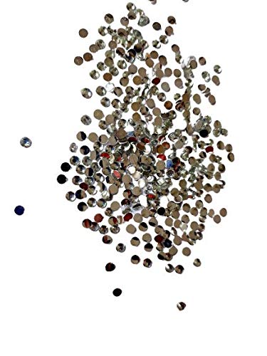 Kavya Fashion Stone for Jewellery Decoration and Crafts (4 mm, Silver) -Pack of 3000, Free Fabric Glue Cone FROM INDIA (SAM) - View 2 of 2
