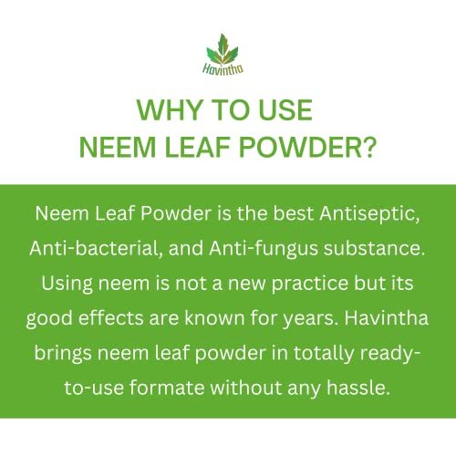 Havintha Natural Neem Powder Azadirachta Indica, 227 g - View 4 of 4