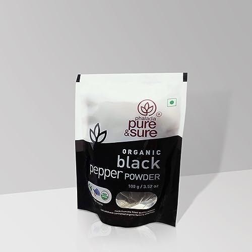 Pure &amp; Sure Organic Black Pepper Powder | Delicious &amp; Aromatic Black Pepper Masala Mix | Curry Masala Powder, 100g - View 3 of 3