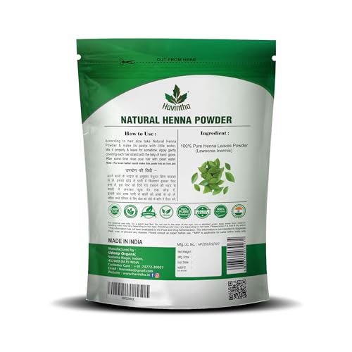 Organic Henna Powder for Hair, Pure and Herbal for Natural Hair Colorant 227g - View 2 of 4