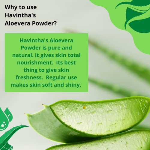 Havintha Natural Aloe vera Powder for Hair Growth, Face Wash - 227 grams - View 5 of 5