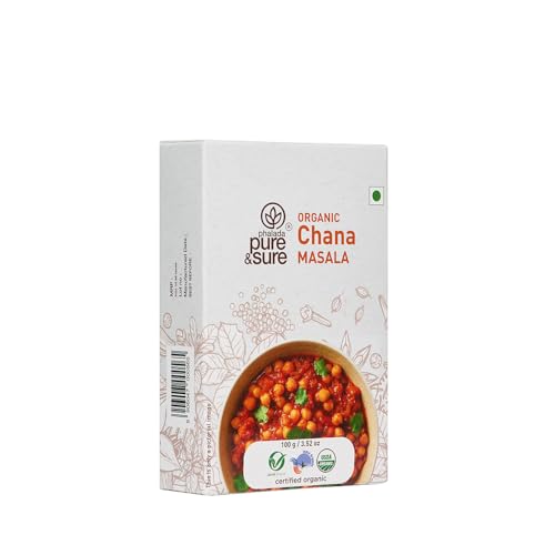 Pure &amp; Sure Organic Chana Masala Powder | Delicious &amp; Aromatic Chana Masala Mix | Curry Masala Powder, 100g - View 3 of 3