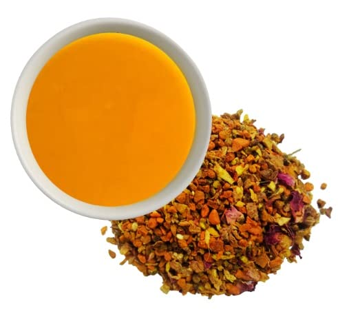 HerBlend Gourmet Rose Turmeric Tea, 100gm herbal tea for immunity booster. glowing skin and healthy hair FROM INDIA (SAM) - View 4 of 4