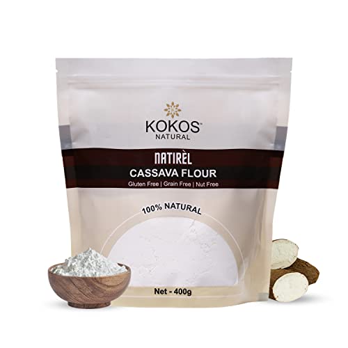 Kokos Natural Cassava Flour - Natural Whole Food, Paleo Friendly, Vegan, Gluten Free, Grain Free, Nut Free - 400 Gm. Indian Regional Names: Sabudana Aata, Tapioca Flour, Maravalli KilanguKokos Natural Cassava Flour - Natural Whole Food, Paleo Friendly, Ve - Shop at Colombo Mall