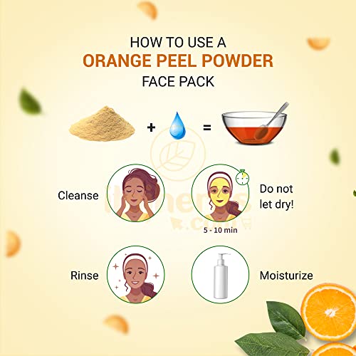 Gulmohar 100% Pure Orange Peel Powder for Skin Care And Face Whitening - 100g - View 5 of 5