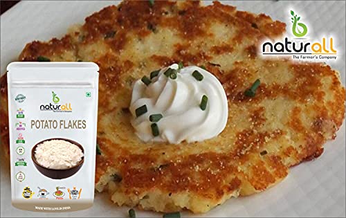 B Naturall Potato Flakes | Dehydrated Potato | Aaloo ka Mash | Instant ALOO POHA READYMIX Pack - 100 GM By B Naturall - View 2 of 4