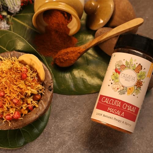 Rasatva Calcutta Chaat Masalaa, Natural Chat Masala Sprinkle on chaats, salads &amp; more for Authentic Flavor (Calcutta Chaat Masala, Pack of 1) - View 3 of 4