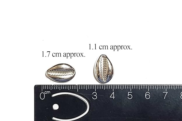 Mohan Shoppe Shell ( Kawdi, Kaudi, Kowdi, Cowrie, Koudi, Kodi ) Charms for Jewelry Making and Crafting, Pendants, Package of 50 Gram FROM INDIA (SAM) - View 3 of 3