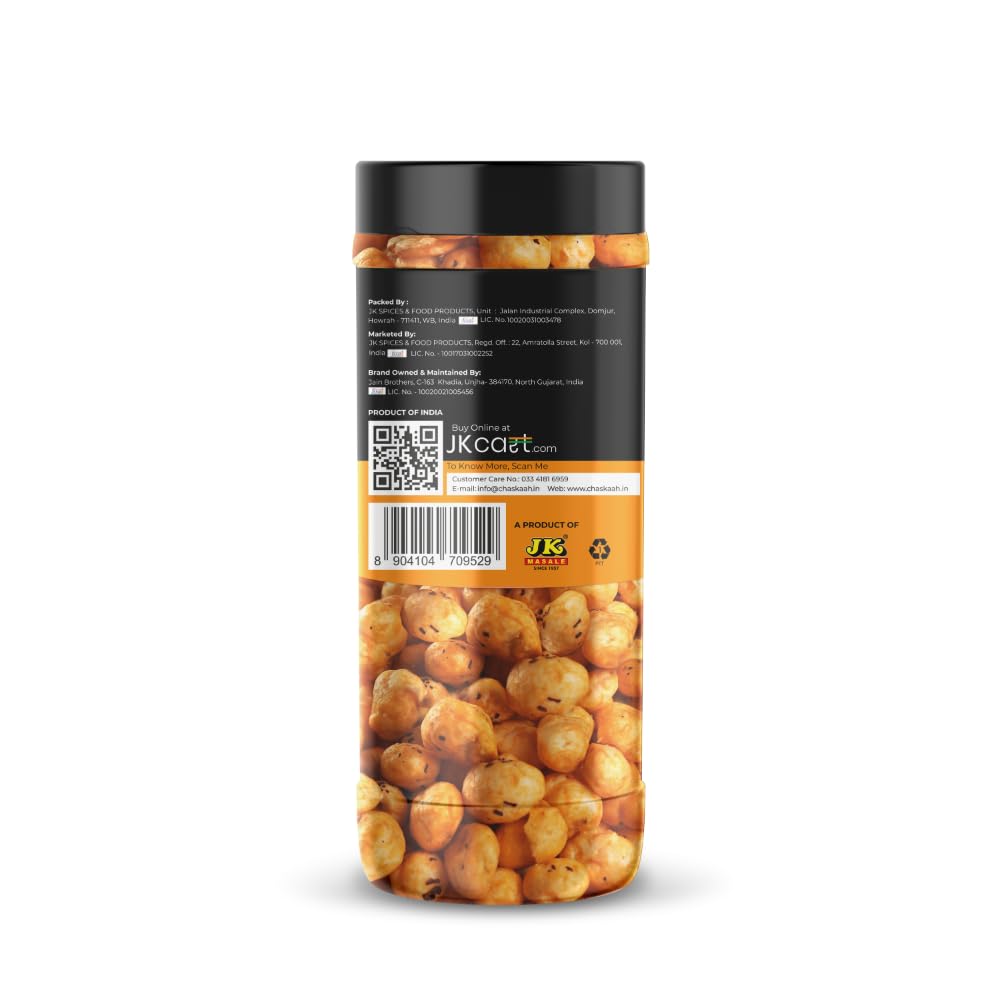 Chaskaah Magic Masala Makhana, 70g by JK (Foxnuts, Phool Makhana) | Vegan | Dry Roasted | Gluten Free | Low Cholesterol | Rich in Calcium FROM INDIA (SAM) - View 4 of 4