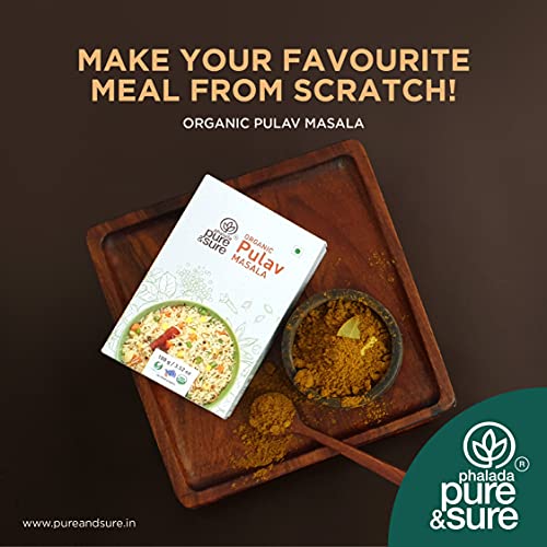 Pure &amp; Sure Organic Pulav Masala Powder | Delicious &amp; Aromatic Pulav Masala Mix | Curry Masala Powder, 100g - View 3 of 4