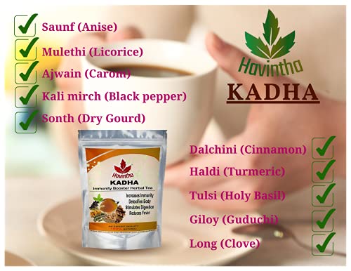 Havintha Kadha Powder For Immunity | Kwath Churna | Ayurvedic Herbal Mix Tea- 100 Grams - View 3 of 5