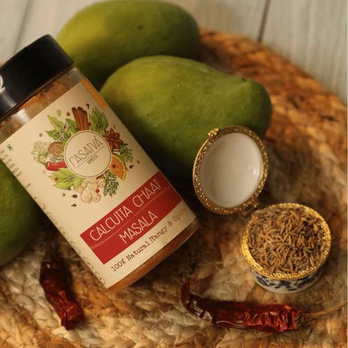 Rasatva Calcutta Chaat Masalaa, Natural Chat Masala Sprinkle on chaats, salads &amp; more for Authentic Flavor (Calcutta Chaat Masala, Pack of 1) - View 2 of 4