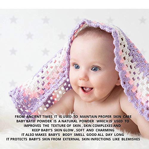 Havintha Natural Baby Bath Powder for baby's skin healthy, soft and glowing - 227 G - View 3 of 4