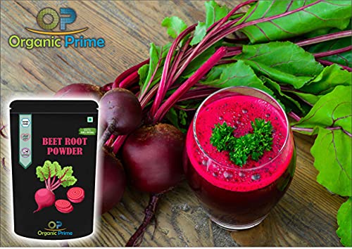 Organic Prime Beet Root Powder | Dietary Fiber | - 200 GM by Organic Prime - View 2 of 3