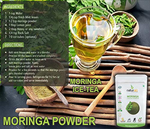 B Naturall Moringa Leaf Powder (Olifera Leaf Powder) Powerful Vitamins &amp; Antioxidants Immunity Booster - 200 GM by B Naturall - View 4 of 4