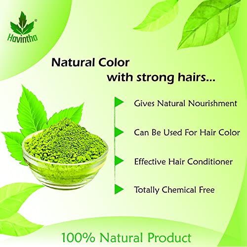 Havintha Natural Herbal Henna Hair Pack 11 Herbs Mix Mehandi Powder (227 g) - View 5 of 6
