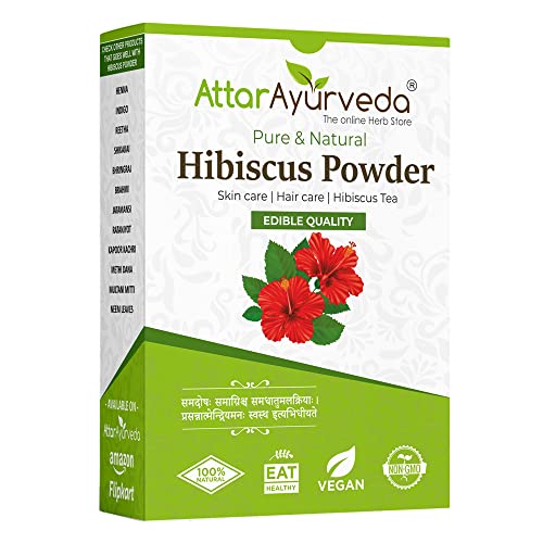 Attar Ayurveda Hibiscus powder for hair growth (100 Grams) - Shop at Colombo Mall