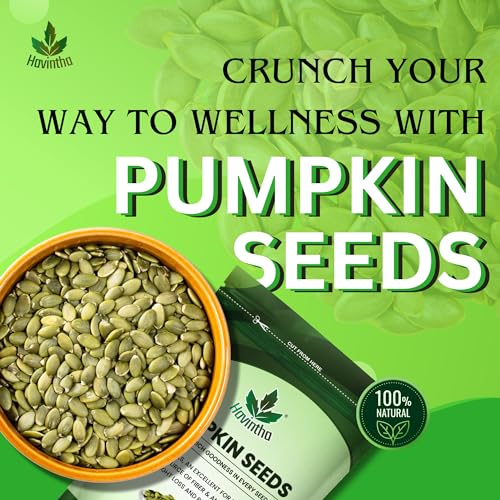 Havintha Pumpkin Seeds for Eating (Raw And Unroasted), Seeds for Immunity Boost - 227gm - View 2 of 4