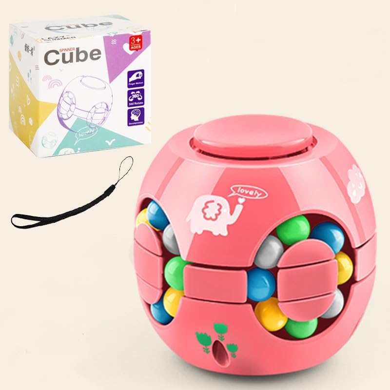 Infinity Cube Fidget,Rotating Cube,Sensory Toy,Stress Relief Toy,Rotating Magic Beans,Sensory Toys,Creative Educational Toy for Children, Adults - View 2 of 7