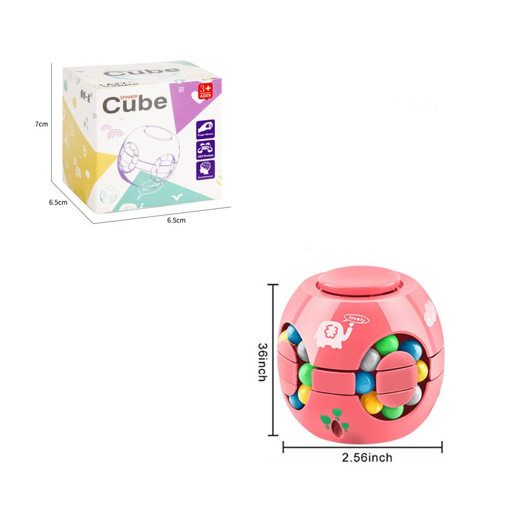 Infinity Cube Fidget,Rotating Cube,Sensory Toy,Stress Relief Toy,Rotating Magic Beans,Sensory Toys,Creative Educational Toy for Children, Adults - View 7 of 7