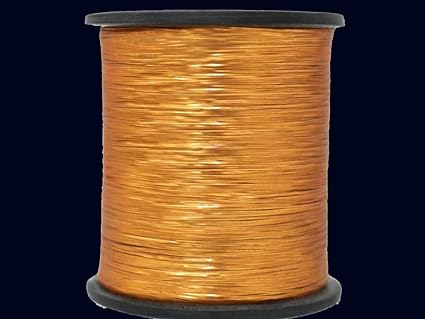 The Design Cart Golden Matte Flat Badla Metallic Zari Threads for Sewing, Machine, Hand Stitching, Tailoring, Embroidery, Dhaga,Size-0.4 mm,Pack of 1 Roll - Main product image