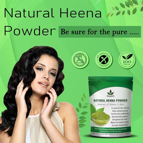 Organic Henna Powder for Hair, Pure and Herbal for Natural Hair Colorant 227g - View 4 of 4