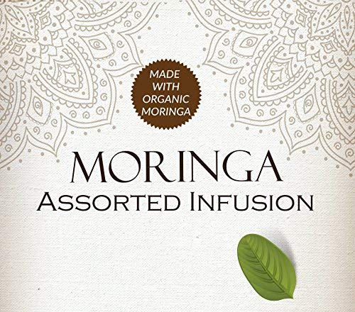 Grenera Moringa Assorted Infusion Tea 20 Bags | Caffeine Free, Staple Free, Made with Organically Grown Moringa Leaf (FROM INDIA) SAB - View 6 of 6