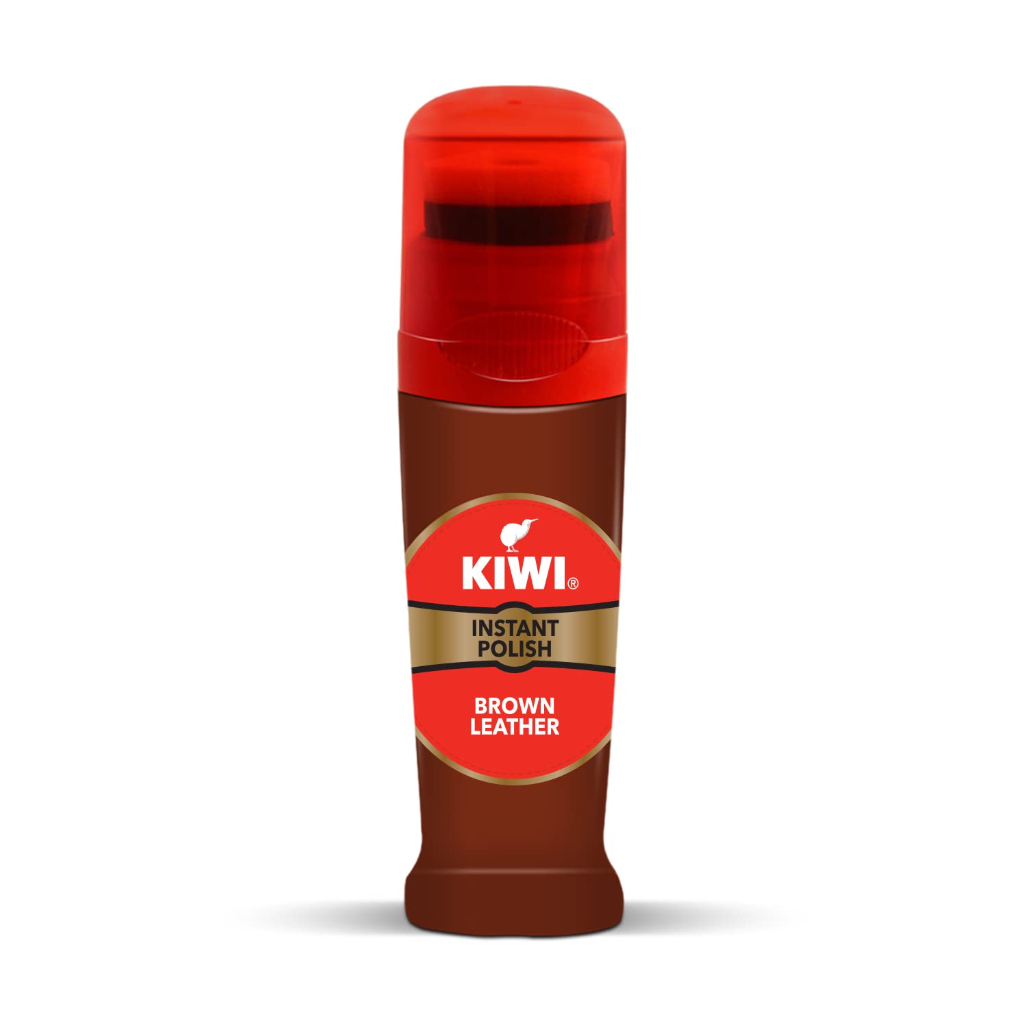 Kiwi Shoe Shine Shoe Brush 1 pc + Kiwi Liquid Shoe Polish Brown 75 ml (FROM INDIA) SAB - View 4 of 5