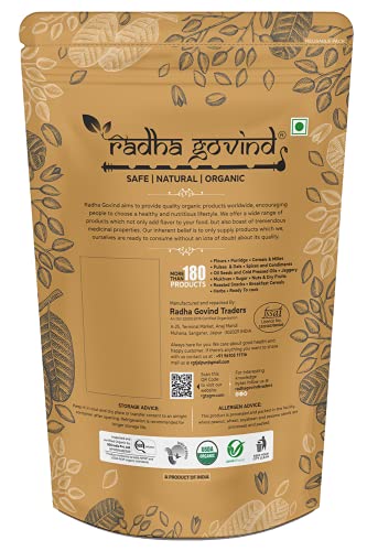 Radha Govind Organic Bajra Flour/ Pearl Millet 1000Gm, Certified Organic - View 2 of 3