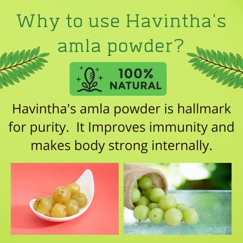 Amla Indian Gooseberry Powder for Hair Growth | Black Colour, Drinking and Eating | 227 Grams | - View 3 of 4