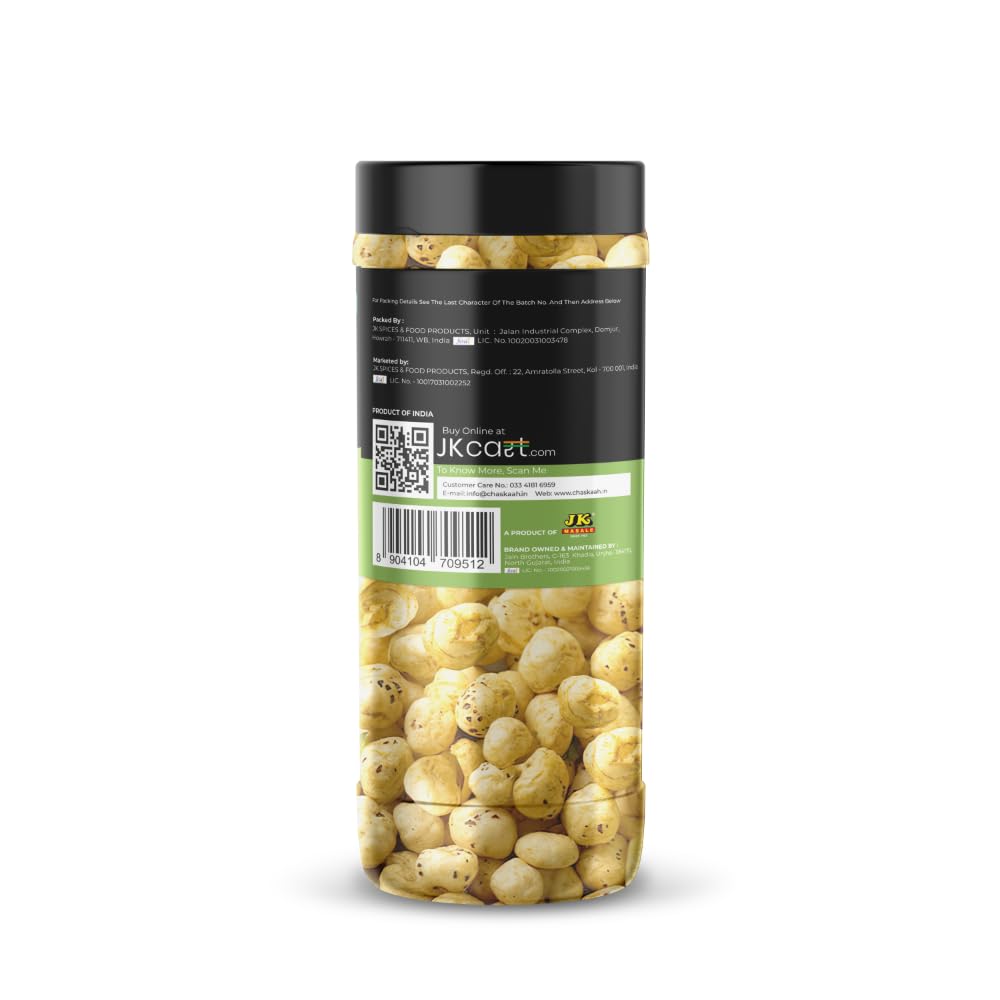 Chaskaah Pudina Makhana,70g by JK (Foxnuts, Phool Makhana) | Dry Roasted | Vegan | Gluten free| MSG Free| Low Cholesterol | Rich in Calcium FROM INDIA (SAM) - View 2 of 4