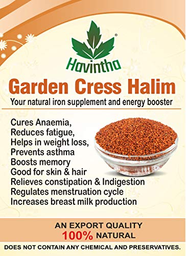 Havintha garden cress halim for Respiratory system improves skin hair hemoglobin - 227 grams - View 2 of 2