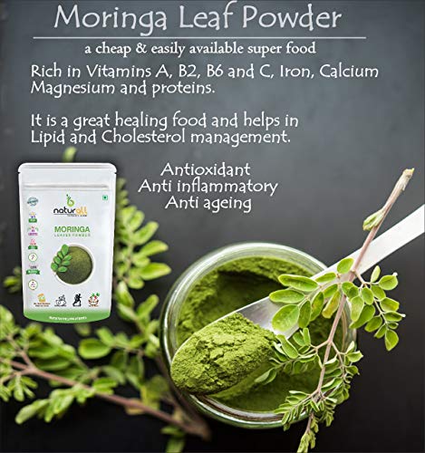 B Naturall Moringa Leaf Powder (Olifera Leaf Powder) Powerful Vitamins &amp; Antioxidants Immunity Booster - 200 GM by B Naturall - View 3 of 4