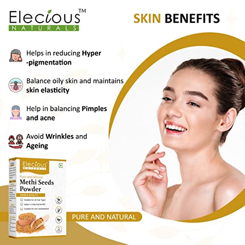 Elecious Methi Seed Powder For Hair Growth - 200 g | Fenugreek Powder - View 2 of 5