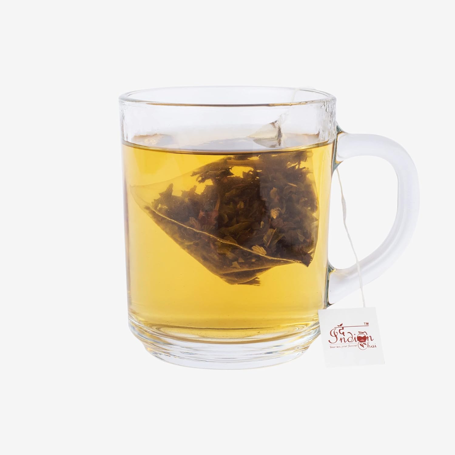 The Indian Chai – Organic Spearmint Tea 30 Pyramid Tea Bags for PCOD &amp; PCOS, Helps in Hormonal Imbalance &amp; Facial Hair &amp; Acne, Caffeine Free Herbal Tea (FROM INDIA) SAB - View 4 of 6