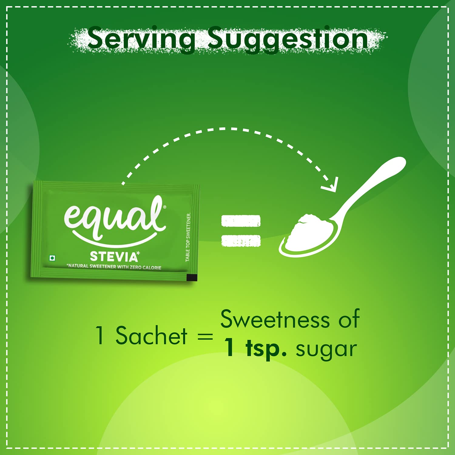 Equal Stevia Natural Sweetener, Sugar Free, 100 Sachet, Pack of 6(FROM INDIA) SAB - View 6 of 7