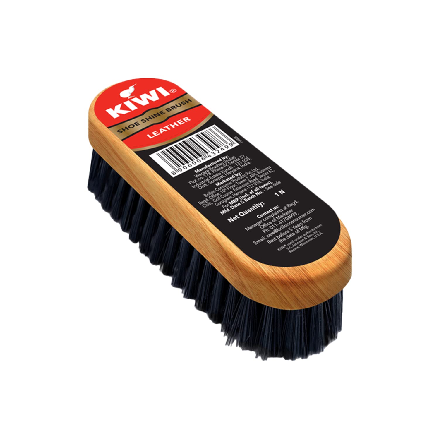 Kiwi Shoe Shine Shoe Brush 1 pc + Kiwi Liquid Shoe Polish Brown 75 ml (FROM INDIA) SAB - View 5 of 5