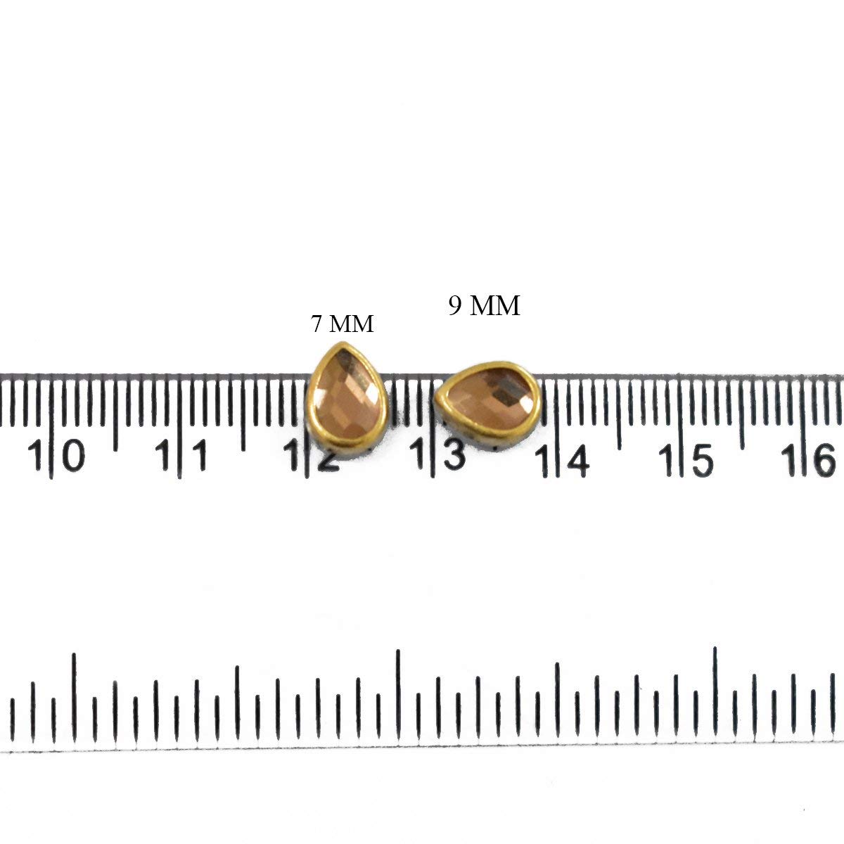KavyaFashion Kundan Stone for Embroidery, Craft and Jewellery Making (Teardrop Shape, 7MM, 250 Piece) FROM INDIA (SAM) - View 3 of 3