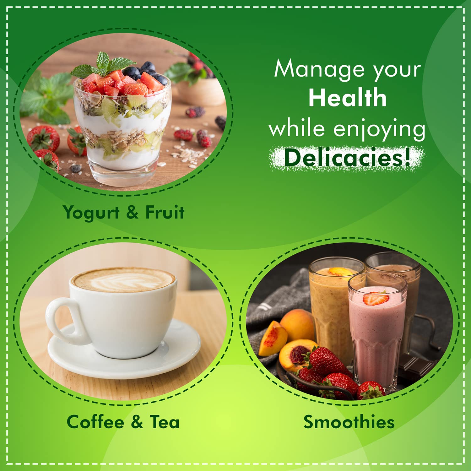 Equal Stevia Natural Sweetener, Sugar Free, 100 Sachet, Pack of 6(FROM INDIA) SAB - View 4 of 7