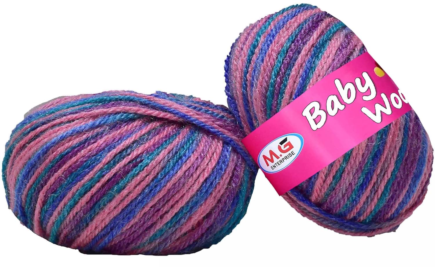 M.G ENTERPRISE 100% Acrylic Wool Red (6 pc) Baby Wool 4 ply Wool Ball Hand Knitting Wool/Art Craft Soft Fingering Crochet Hook Yarn, Needle Knitting Yarn Thread Dye M - View 2 of 2